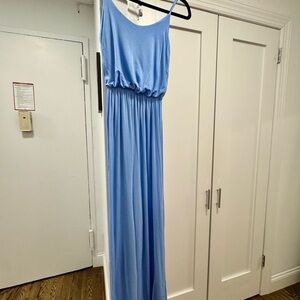 Lush Soft Blue Knit Top